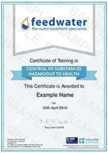COSHH-certificate