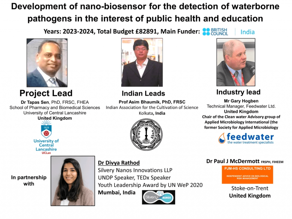 Feedwater Involved in Project to Develop Nano-Biosensors for the Detection of Waterborne Pathogens